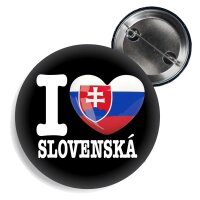 Button - I LOVE SLOVENSKA -