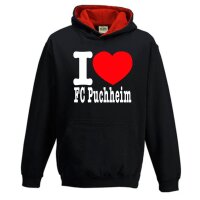 Hoodie "I love FC Puchheim" für Kinder