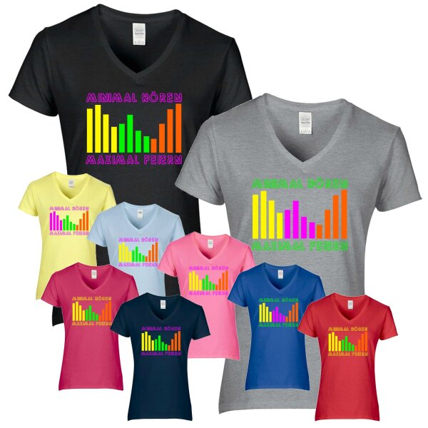 T-Shirt - MINIMAL hören - MAXIMAL feiern
