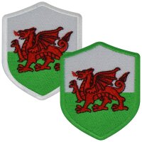 Aufnäher WALES Wappen