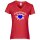 T-Shirt - DIRNDLERSATZ - mit Edelweiß / rot