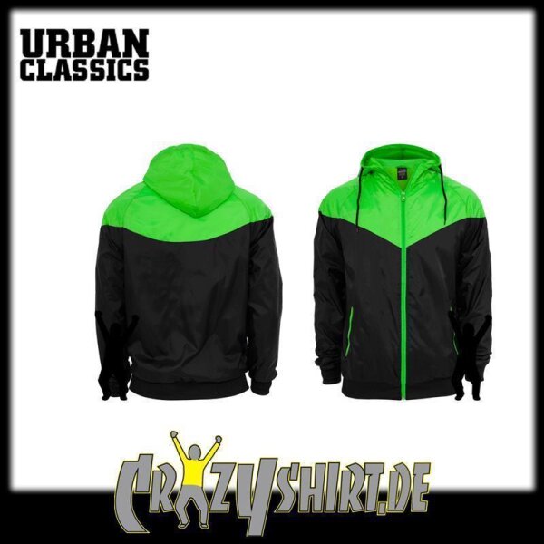 black / lime green
