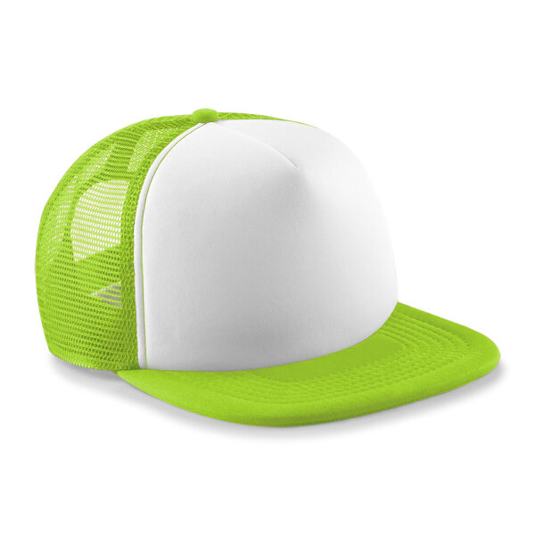 lime green / white