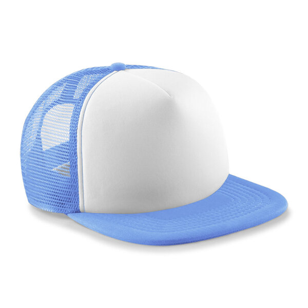 sky blue / white