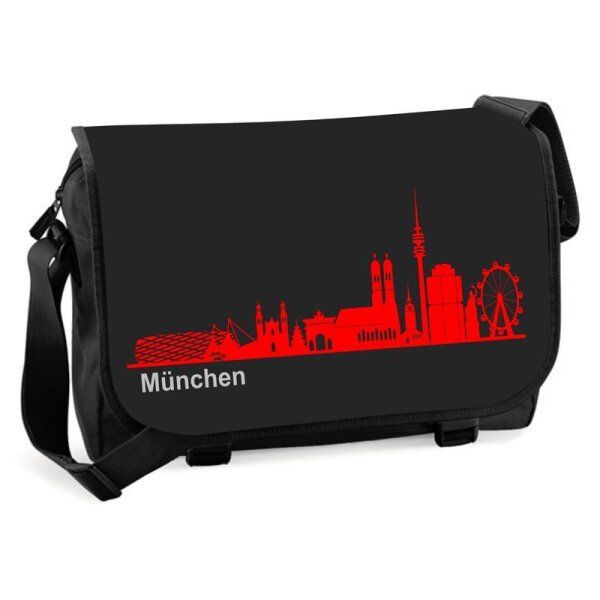 schwarz mit rot