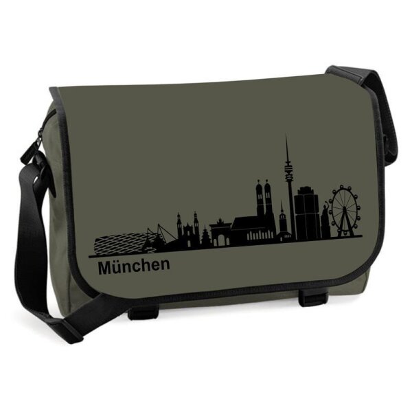 oliv mit schwarz