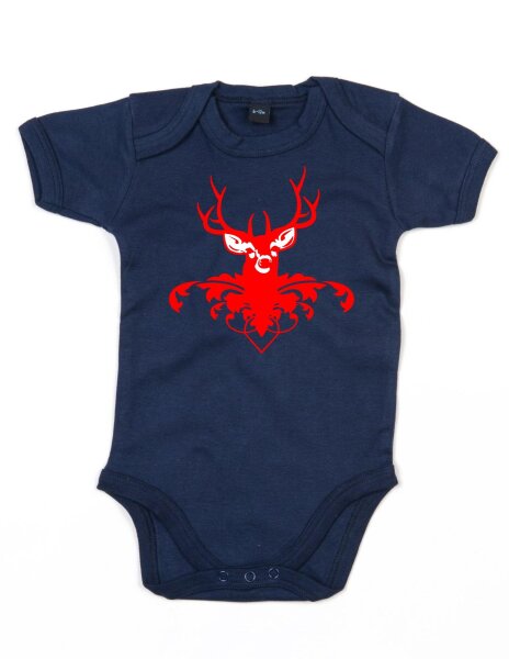navy mit rot