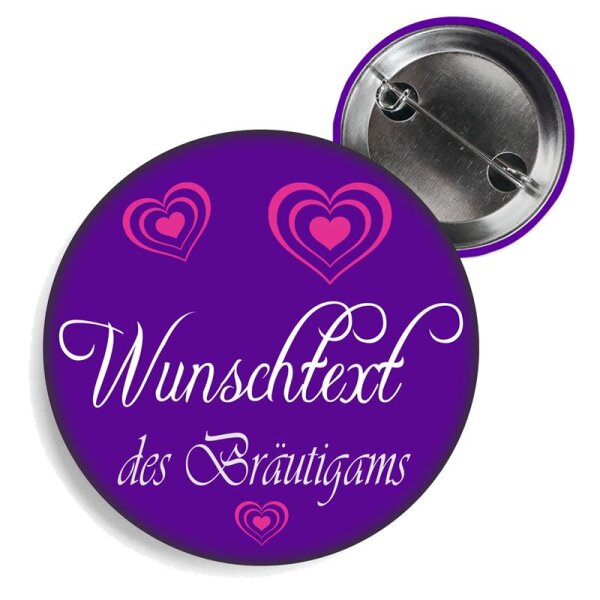 Wunschtext des Bräutigams