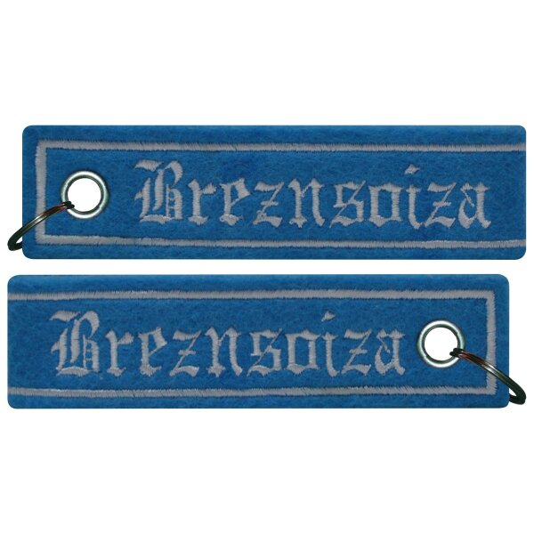 hellblau mit weiß