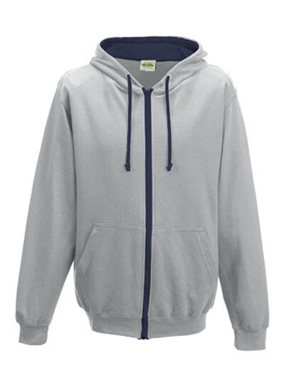 Heather Grey / French Navy