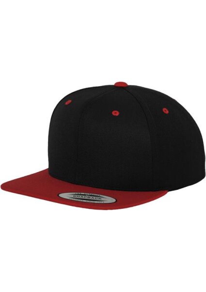 black / red