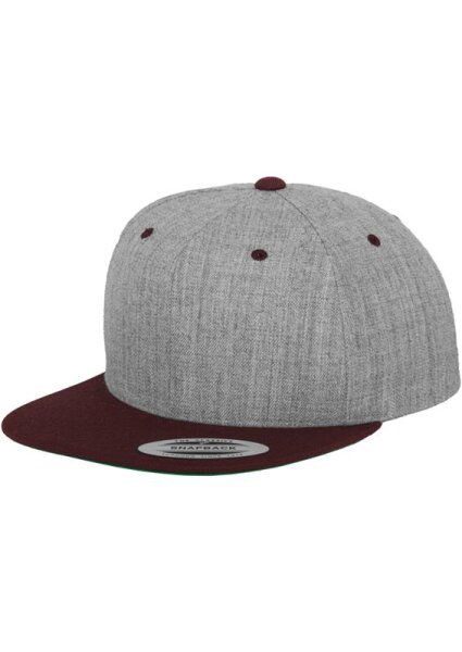 heathergrey / maroon