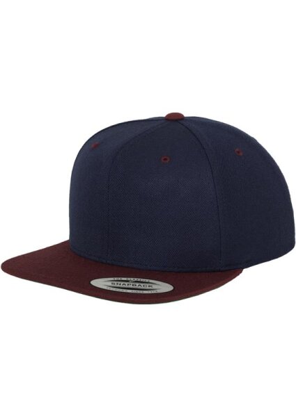 navy / maroon