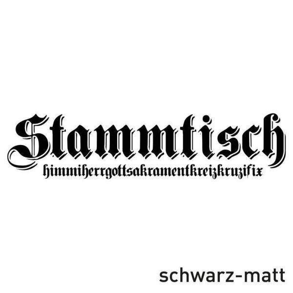 schwarz matt
