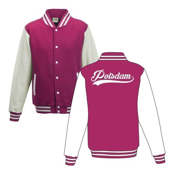 Hot Pink / White