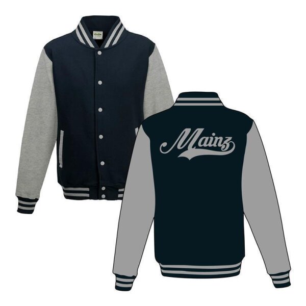 Oxford Navy / Heather Grey