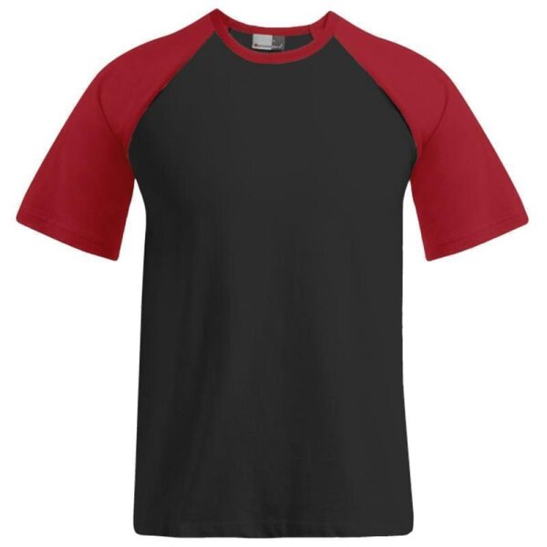 black / red
