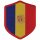 Aufnäher ANDORRA Wappen