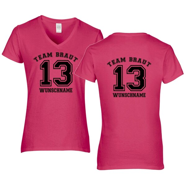 pink mit schwarz -