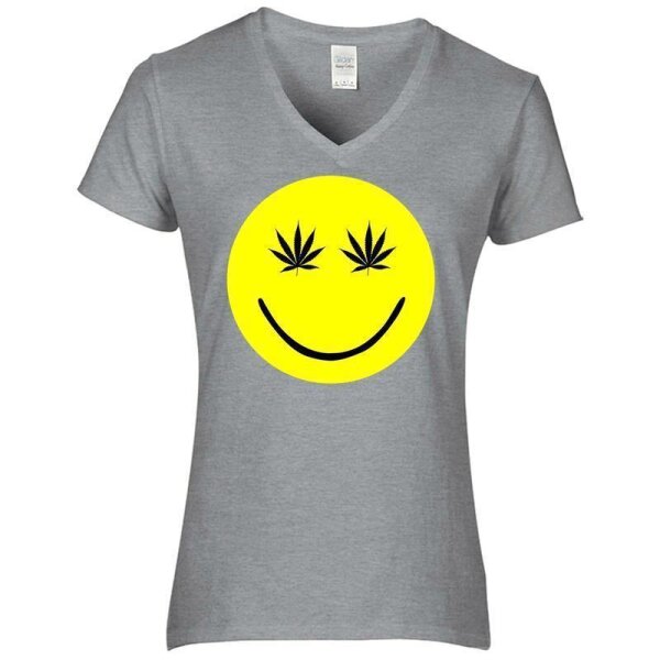 grau --  SMILEY gelb / schwarz --