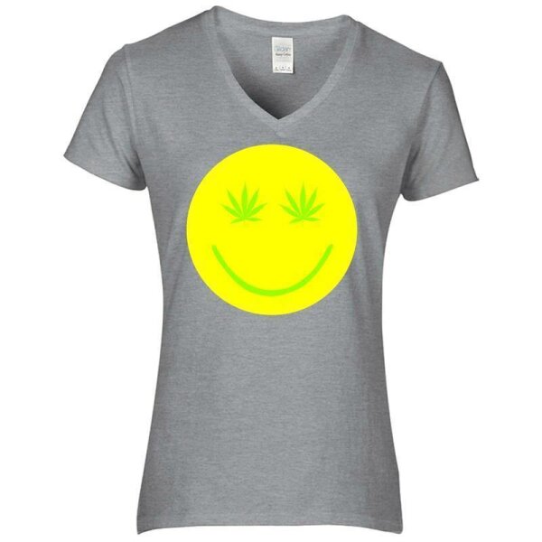 grau --  SMILEY gelb / grün --