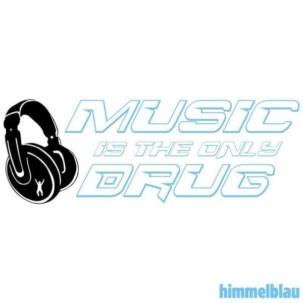 himmelblau-Umrandung
