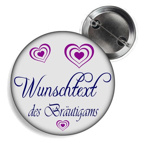 Wunschtext des Bräutigams