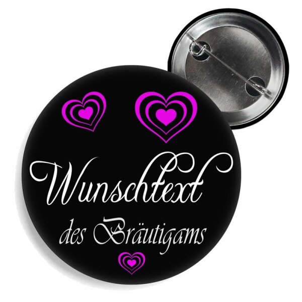 Wunschtext des Bräutigams