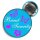 Button - Braut Security / Braut / Trauzeugin - hellblau