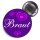 Button - Braut Security / Braut / Trauzeugin - lila