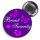 Button - Braut Security / Braut / Trauzeugin - lila