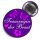 Button - Braut Security / Braut / Trauzeugin - lila