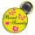Button - Braut Security / Braut / Trauzeugin - gelb