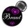 Button - Braut Security / Braut / Trauzeugin - schwarz