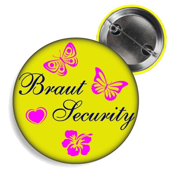 Braut Security -- gelb