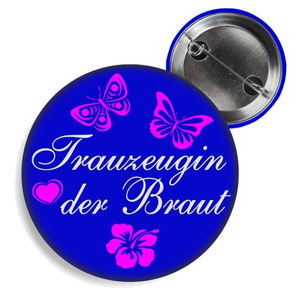 Trauzeugin der Braut -- blau