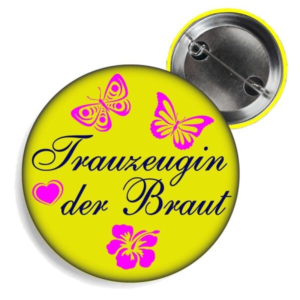 Trauzeugin der Braut -- gelb