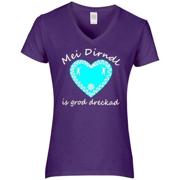 is grod dreckad / Herz hellblau --