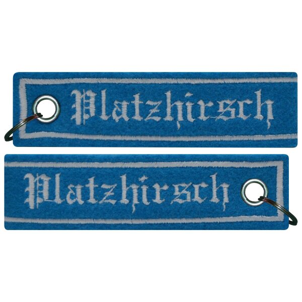 blau mit weiß