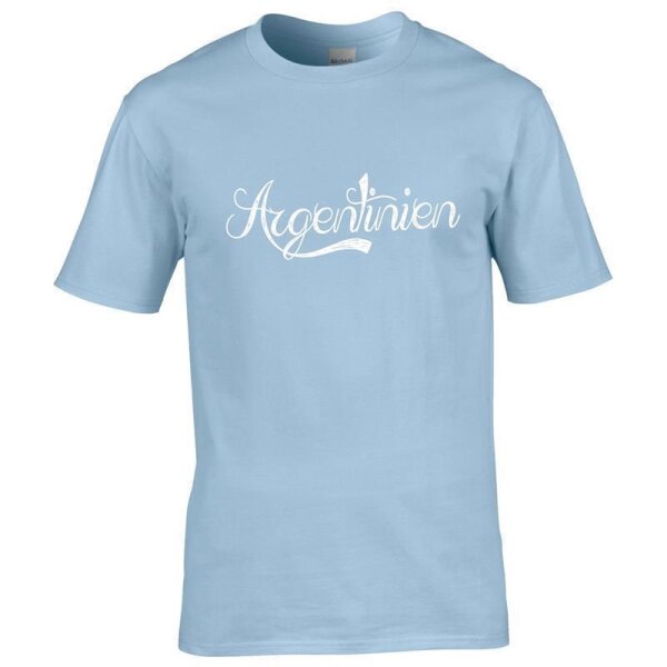 blau - Argentinien / Schrift 2