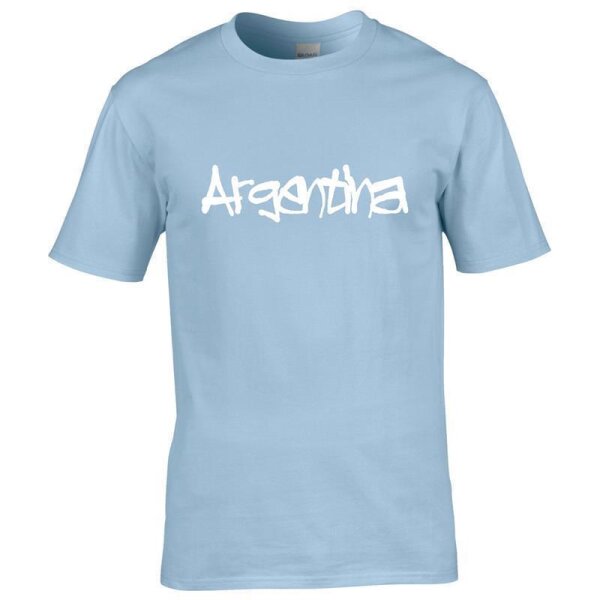 blau - Argentina / Schrift 3