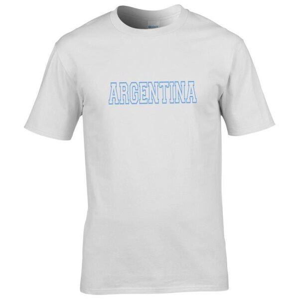 weiß - Argentina / Schrift 1
