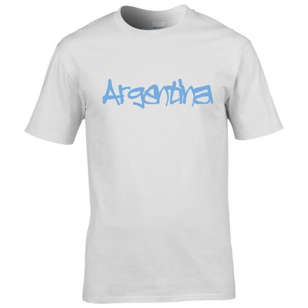 weiß - Argentina / Schrift 3