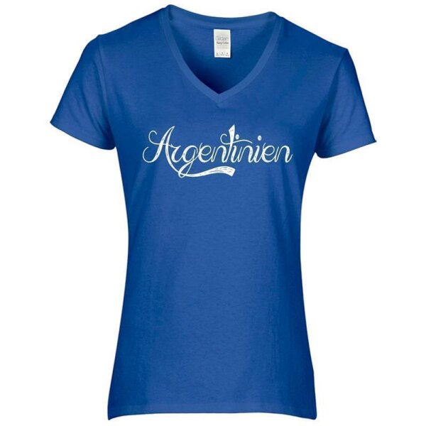 blau - Argentinien / Schrift 1