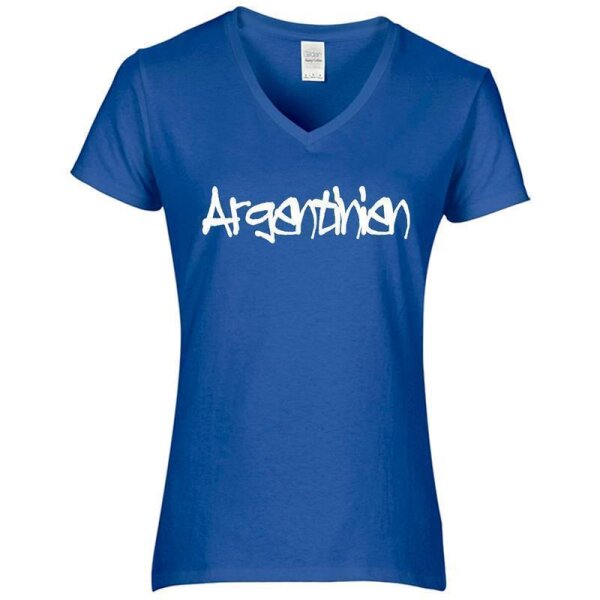 blau - Argentinien / Schrift 3