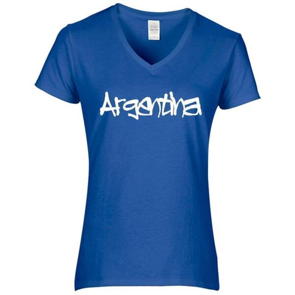 blau - Argentina / Schrift 3