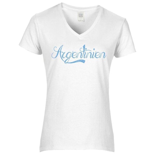 weiß - Argentinien / Schrift 1