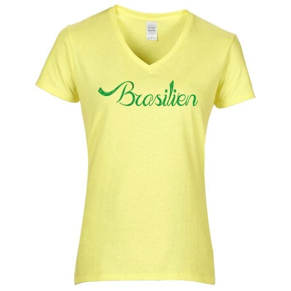 gelb - Brasilien / Schrift 1