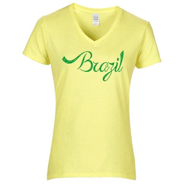 gelb - Brazil / Schrift 1