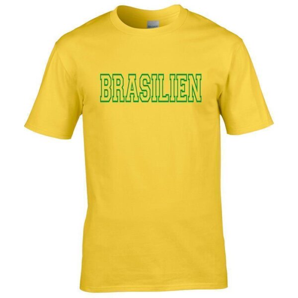 gelb - Brasilien / Schrift 1